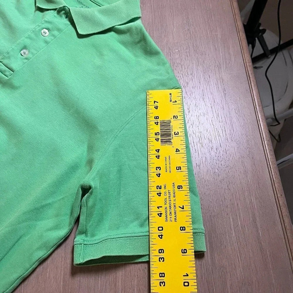 Men's Lands End polo in green size M - Picture 3 of 5